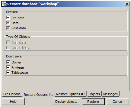 pgadmin-restore_opts1